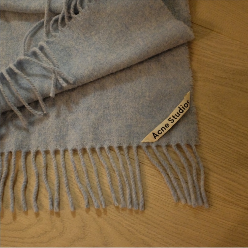 Acne Studios Light Blue Scarf